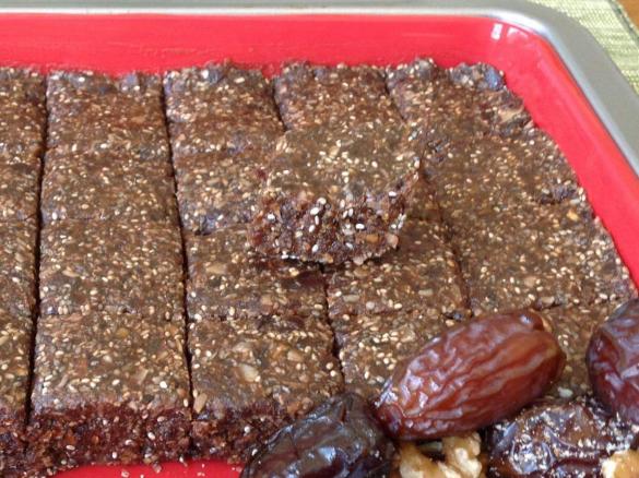 Chia, Prune/Date and Walnut Bites (or Balls)