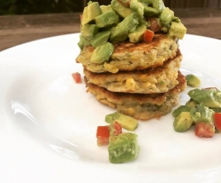 Bill Grangers Corn Fritters with Avocado Salsa