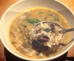 Mushroom soup 