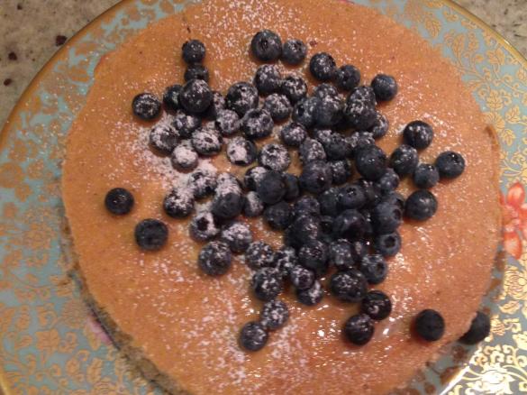 Cheesecake with Christmas spice