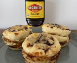 Vegemite and Cheese Stackers (with variations)