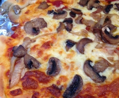 Pizza Dough: Only 2 ingredients, no proving needed