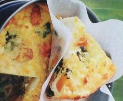 Roast pumpkin, spinach & ricotta pie