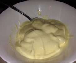 Mango and White Chocolate Icecream