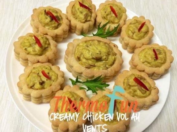 Creamy Chicken Vol au Vents - ThermoFun