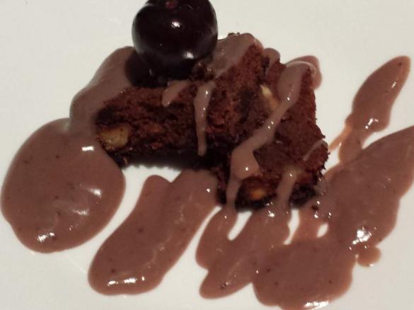 Coconut Cherry Custard