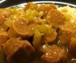 Hillbilly's Curried Sausages