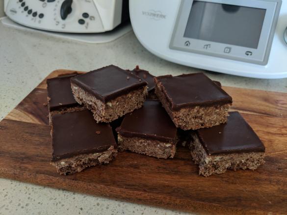 Chocolate Chews (Weetbix Slice)