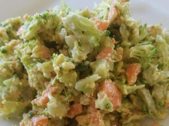 Creamy Turmeric Broc Salad