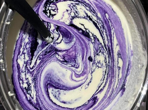 Low Carb Purple Yam (Ube) Pudding