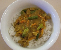 Easy Mango Chicken Curry