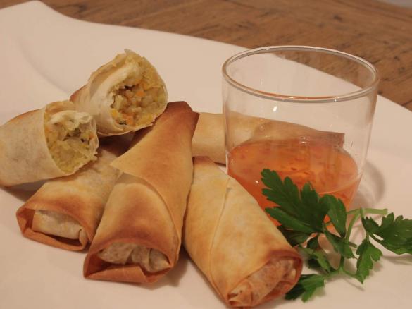 Thai Style Veggie Spring Rolls