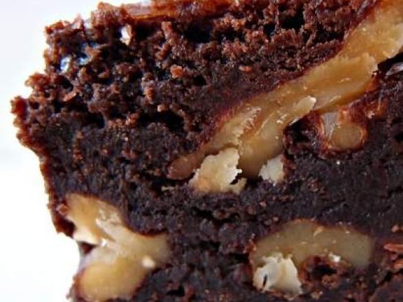 Low-Fat Choc-Orange & Walnut Brownies