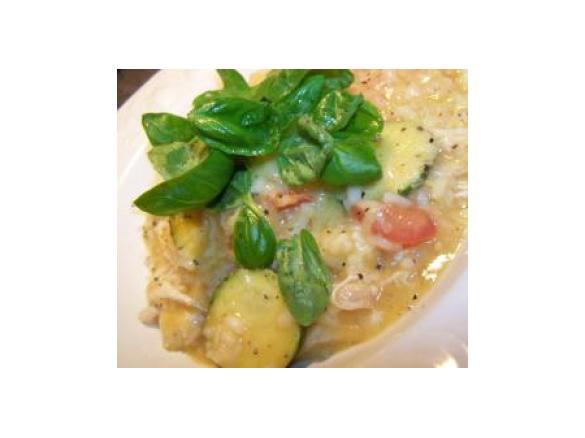 Orange, Basil and Chicken Risotto