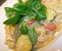 Orange, Basil and Chicken Risotto
