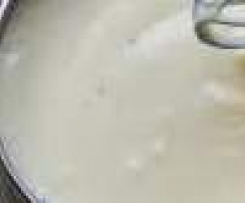 French Bechamel sauce 