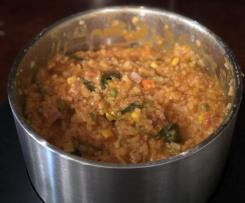 Variation Chicken, Chorizo & Mushroom Risotto