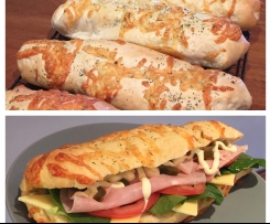 Clone of Subway Bread - Italian Herb & Cheese