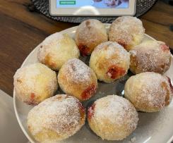 Mixing It Reals Jam Ball Donuts  (Variation of Just like the market ones!)