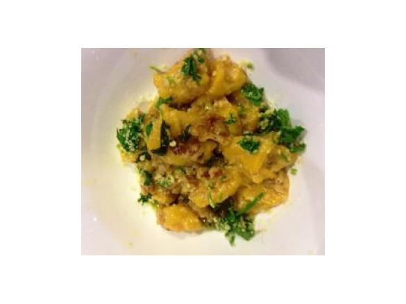 Pumpkin Gnocchi w/ Burnt Butter, Sage & Walnut Sauce