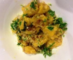 Pumpkin Gnocchi w/ Burnt Butter, Sage & Walnut Sauce