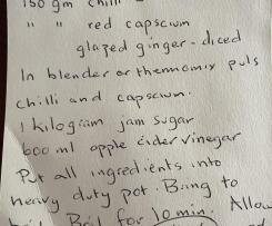 Noel’s  nigellla Lawson chilli jam