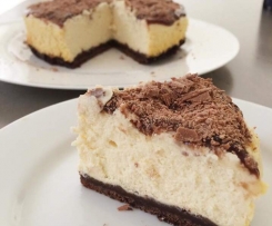 Steamed Chocolate Flake Cheesecake