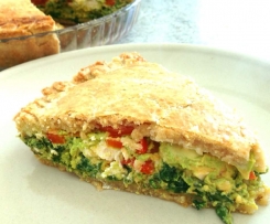 wholemeal spinach feta pie