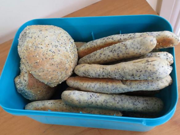 Failsafe seeded bread sticks