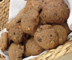 Wattleseed, choc chip, macadamia cookies