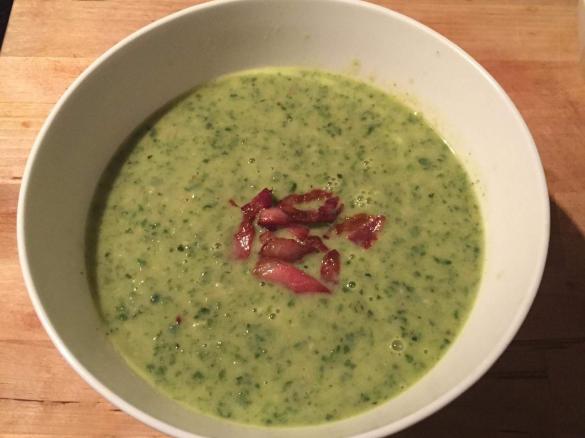 Creamy Zucchini and Bacon Soup (Madeleine Biancardi Taste Primal)
