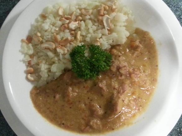 Creamy Honey Soy Chicken & Cauliflower Rice