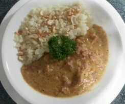 Creamy Honey Soy Chicken & Cauliflower Rice