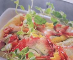 Zucchini Capsicum pancakes