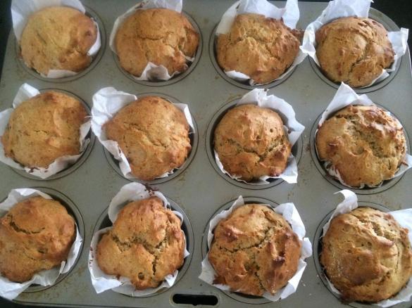 Banana and Date Muffins