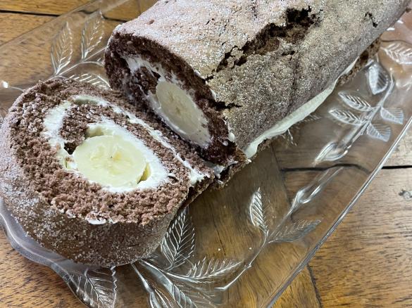 Banana Sponge Roll - Lorna Mills (1920-2022)