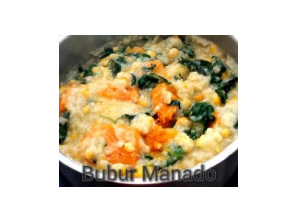 Bubur Manado / North Sulawesi Pumpkin & Vegetable Porridge