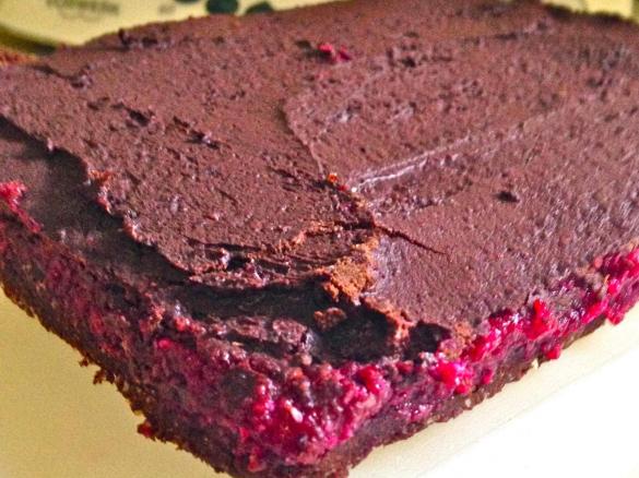 Chocolate Beetroot Fudge Slice