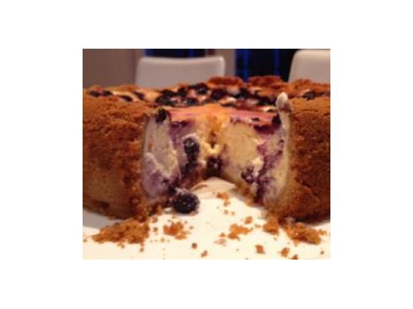 Baked Blueberry Cheesecake