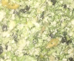 Raw Broccoli and Cauliflower Salad