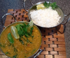 Coconut chickpea curry