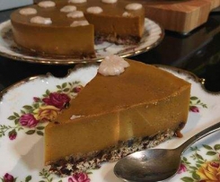 AIP Pumpkin Spice Cake with Gingersnap Crust