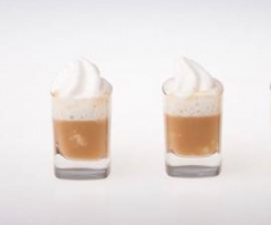 Prawn Bisque with Lemon Myrtle and Coconut Foam