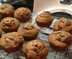 Banana Raspberry Muffins