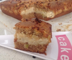 Apple & Vanilla Custard Cake