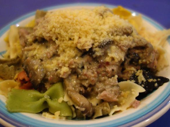 Chicken and Bacon Carbonara