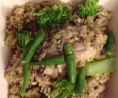 Quinoa and chicken risotto