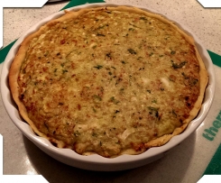 Cauliflower, Bacon & Parmesan Quiche