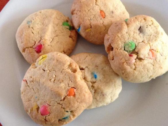 M & M cookies