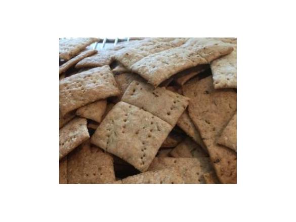 Sourdough Spelt Crackers